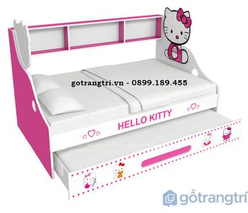 Giường Hello Kitty - Món quà tuyệt vời cho thiên thần nhỏ