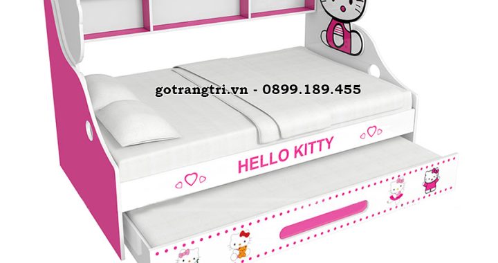 Giường Hello Kitty - Món quà tuyệt vời cho thiên thần nhỏ